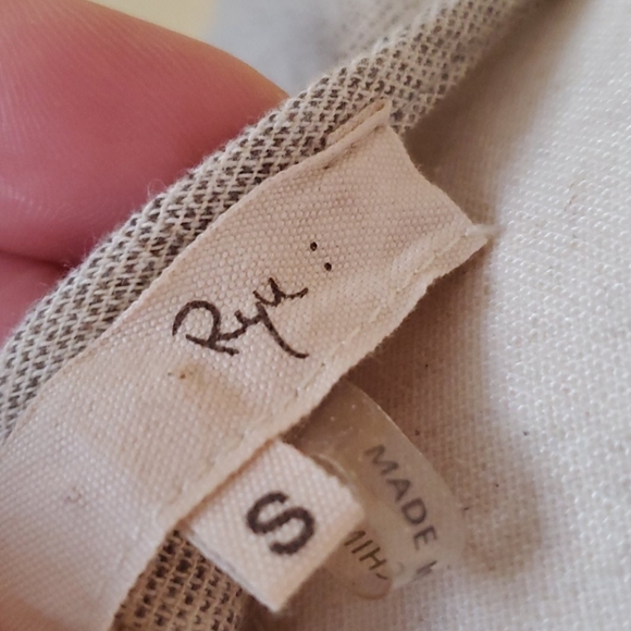 Ryu Cotton Linen and Lace midi dress - Picture 7 of 8